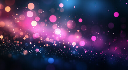 Abstract dreamy gradient with pink and purple blending into dark blue