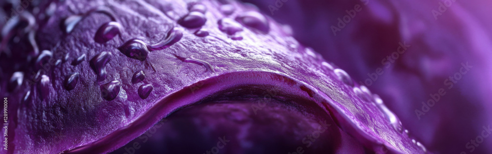Poster a luxurious and soft purple abstract background featuring flowing satin textures and patterns, illum
