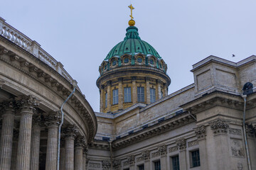 Obraz premium Kazan Cathedral in Saint Petersburg, Russia