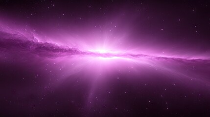 Purple cosmic nebula, bright star, space background, science fiction, astronomy
