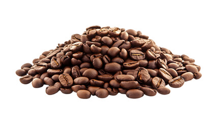 Naklejka premium side view of coffee transparent isolated on white png