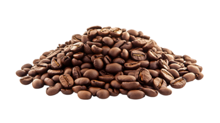 side view of coffee transparent isolated on white png