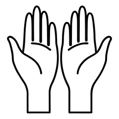 Obraz premium hand in the form of a man