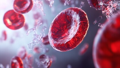 Naklejka premium Nanotechnology advancing healthcare innovative medicine in action