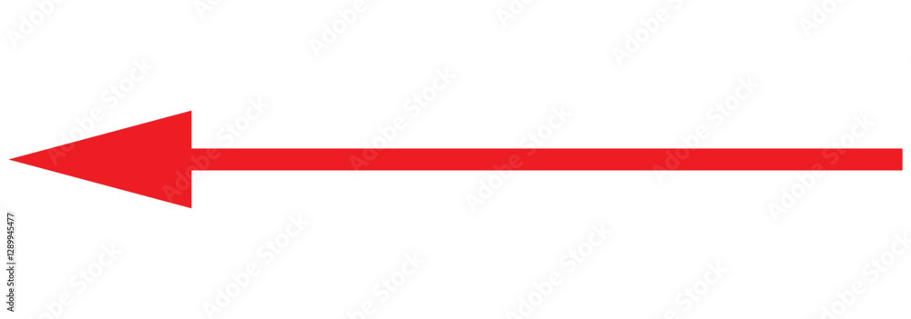 Poster set of long arrow vector, icon . horizontal double side arrow. straight long arrow vector icon set. 