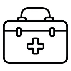 Medical Alert First Aid Kit Icon