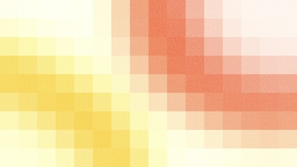 Yellow and orange color pixel mosaic background