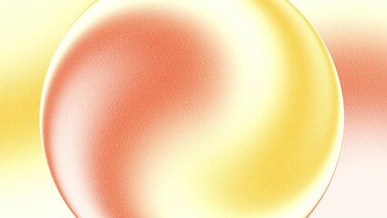 Yellow and orange swirl gradient abstract background with spiral design in the center