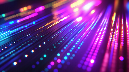 Abstract background with futuristic blue and purple lines