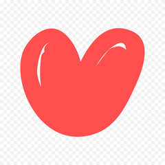 Doodle Hearts hand drawn love hearts Vector illustration