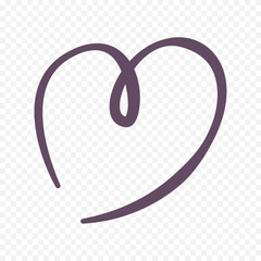 Doodle Hearts hand drawn love hearts Vector illustration