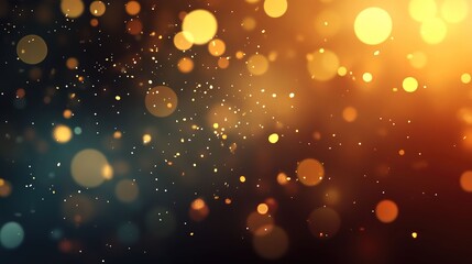 Fototapeta premium Floating virus particles in a glowing atmosphere, symbolizing the intensity of flu season.