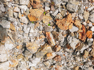Small Grey pebbles background for home and home interior decoration, simple stones background