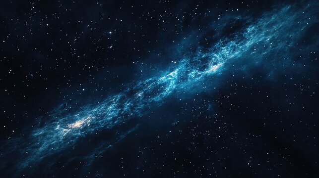 Brilliant comet streaks across the night sky, symbolizing cosmic wonder and celestial beauty.