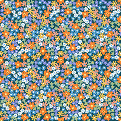seamless pattern with flowers