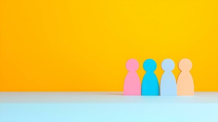 Colorful wooden dolls arranged on a table, showcasing intricate designs and diverse cultural representations, vibrant hues inviting admiration.