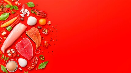 Food Safety Awareness Banner, vibrant design featuring healthy meals, hygiene symbols, promoting safe food handling practices for public health.