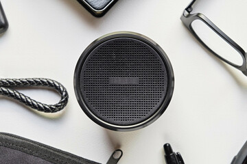 Wireless Speaker on White Background