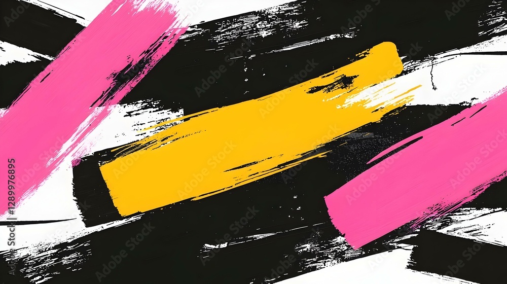 Poster grunge textures collection, a series of dynamic black paint strokes on textured surfaces, perfect fo
