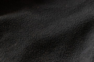 柔らかな黒い布の質感