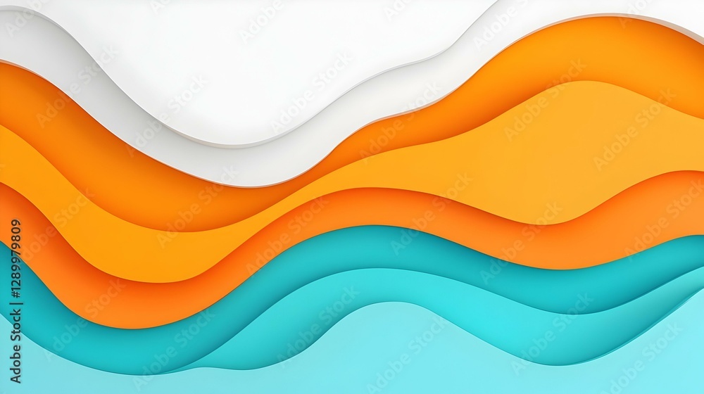 Poster vibrant shadow design, a dynamic interplay of vivid colors and shadow effects creating a striking vi