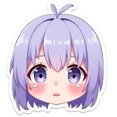 anime character face sticker