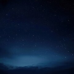 Fototapeta premium Deep Blue Night Sky Filled with Countless Stars and Wispy Clouds