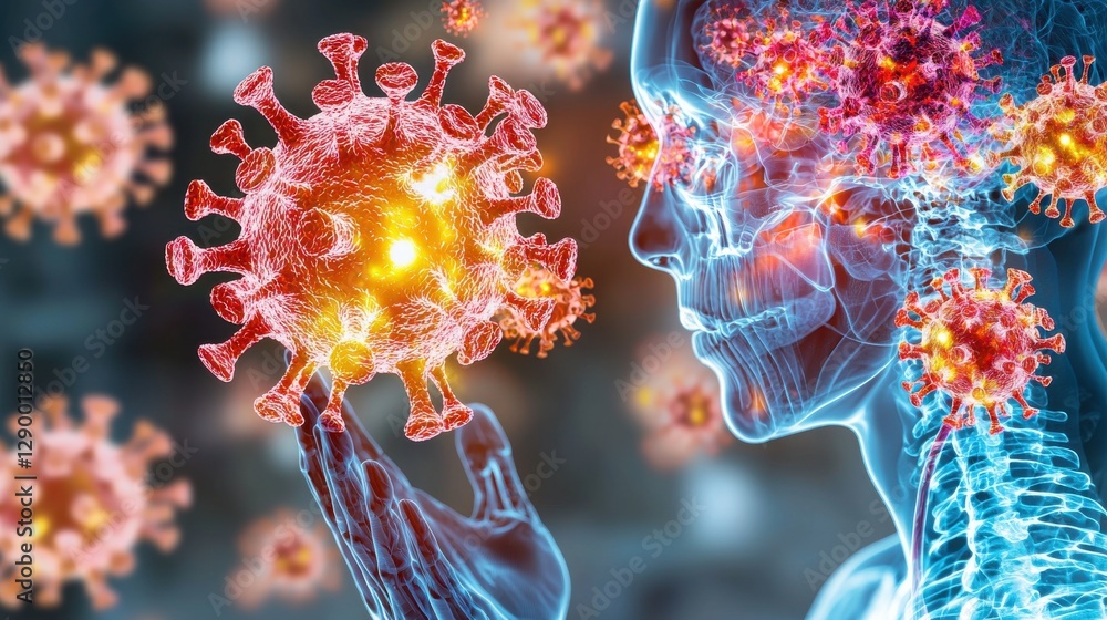 Poster highly detailed and accurate 3d digital showcasing the microscopic structure and molecular compositi