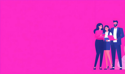 Sales management team collaborating in a modern office, engaged in strategic discussions, showcasing teamwork and professionalism.