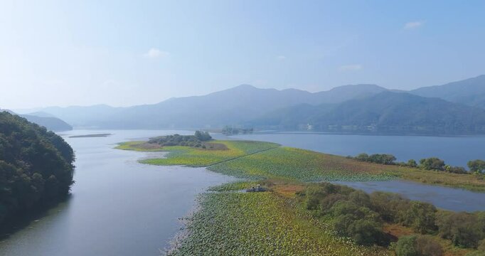 view of the river