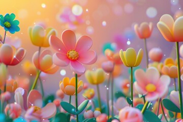 Cute flower background backgrounds outdoors blossom.