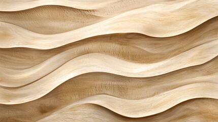 Abstract wooden background with flowing waves, light texture and natural grain patterns