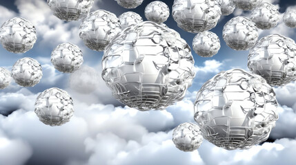 Dreamy Shimmering Clouds