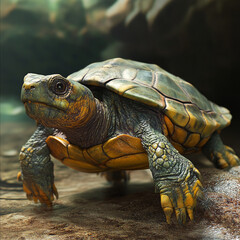 Obraz premium 3D Turtle
