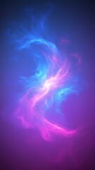 Vibrant cosmic nebula energy explosion
