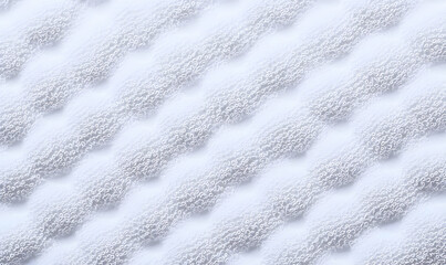 Close-Up of Soft Textured Canvas with Patterned Waves and Shadows