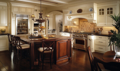 Gourmet kitchen with state-of-the-art appliances, high-end design, and professional-level cooking space for culinary enthusiasts