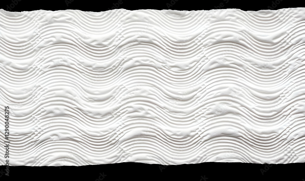 Poster white textured wave pattern for background and surface design