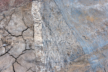 texture of old plastic 