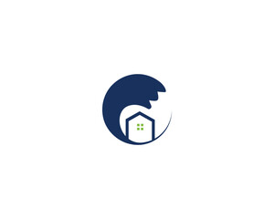 Minimalist Coastal Home Logo Design