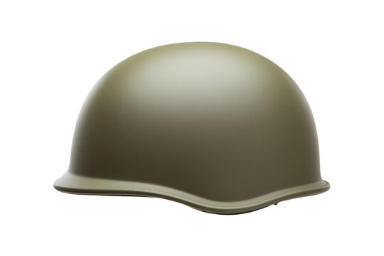 Helmet with a brown color, isolated