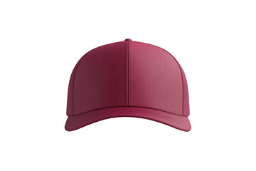 Fototapeta premium Red baseball cap with a white background, isolated