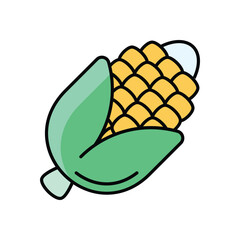 Corn Vector icon