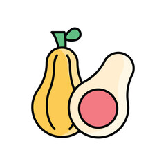 Squash Vector icon