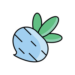 Beetroot Vector icon