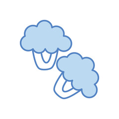 Broccoli Vector icon