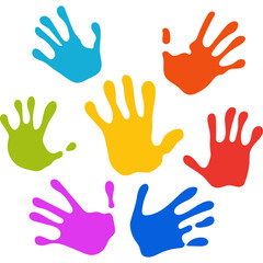 Color Hand Paint Illustration