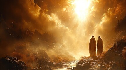 life of jesus an angel appears to joseph digital illustration