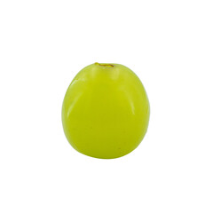 High-Quality PNG of fresh green jujube fruit isolated on white background