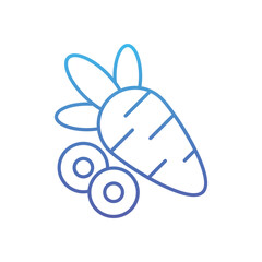 Carrot Vector icon
